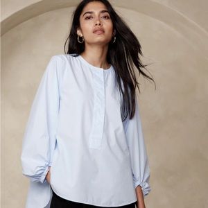 Banana Republic poplin tunic